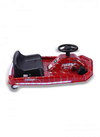 Electric Drifting Scooter Ride On Toy With LED Lights 85 x 53 x 21cm