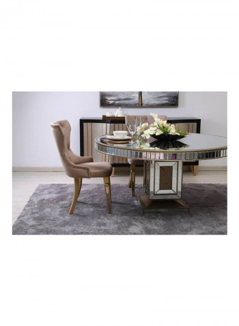 Lasko Dining Chair Beige 65x97x55cm