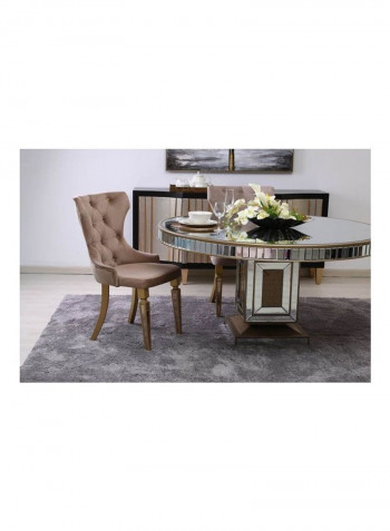 Lasko Dining Chair Beige 65x97x55cm