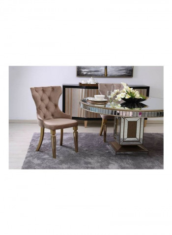 Lasko Dining Chair Beige 65x97x55cm