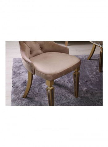 Lasko Dining Chair Beige 65x97x55cm