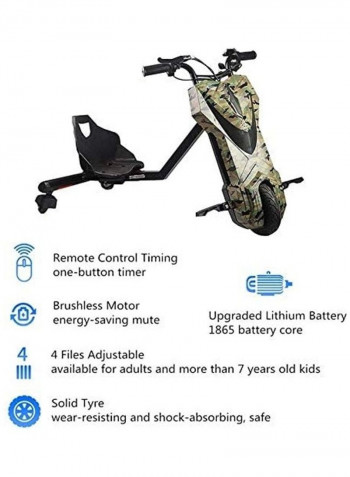 3 Wheels Drifting Electric Power Scooter 90x60x30cm