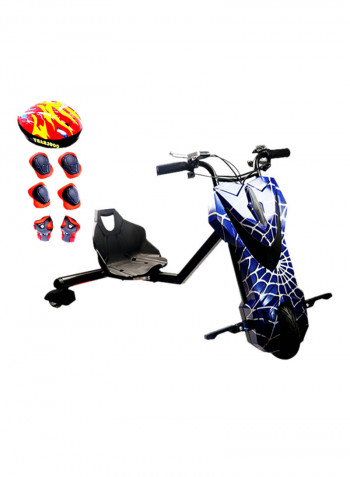 Drifting Electric Power Scooter With Helmet And Accessories