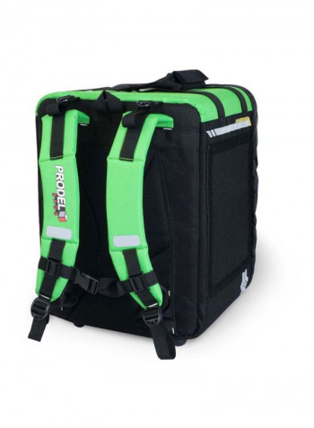 Food Delivery Bag Black/Green 45cm