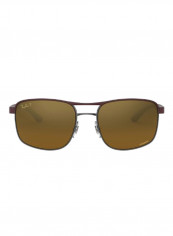 Men's Classic Square Sunglasses - Lens Size: 58 mm