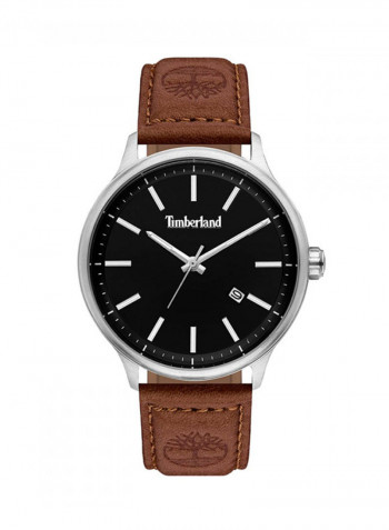 Men's Leather Analog Wrist Watch T TBL15638JS-02