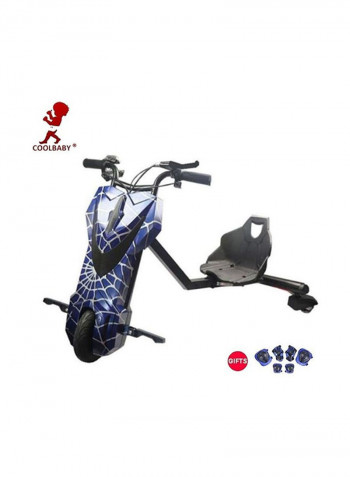 Electric Drifting Scooter With Light And Bluetooth 70x23x57cm