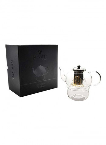 Set of  Nevoso Tea Pot and Tea Cup Gold 13cm