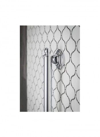 Designer Grab Bar Silver 18inch