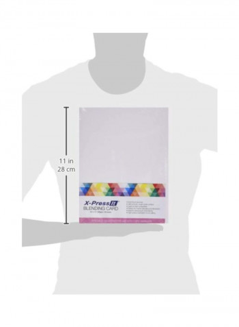 125-Piece Express Blending Card White