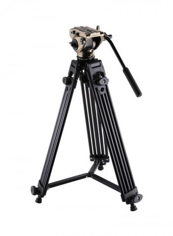 3-In-1 Tripod Mount Kit For DSLR/SLR Camera Black/Gold