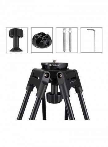 3-In-1 Tripod Mount Kit For DSLR/SLR Camera Black/Gold