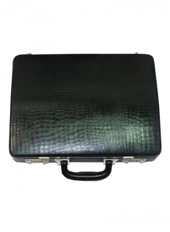 Leather Briefcase Black