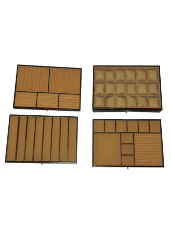 Multi-Purpose Croco Design Jewellery Box
