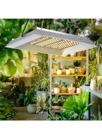 600W LED Grow Light With Hanging Chains White