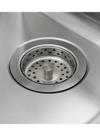 Inset Sink Bowl With Drainboard Multicolour 69x47centimeter