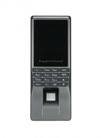 Biometric Fingerprint Attendance Recorder Black