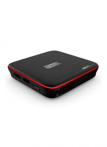M8S Pro Smart Android TV Box - EU Plug V3823 Black/Red