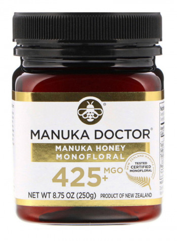 MGO 425 Plus Monofloral Manuka Honey 250g