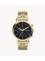 Men's Luther Chronograph Gold-Tone Stainless Steel Strap Wrist Watch BQ2329