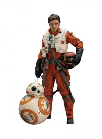 2-Piece Poe Dameron And BB-8 Statue Set