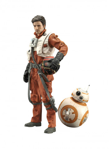 2-Piece Poe Dameron And BB-8 Statue Set