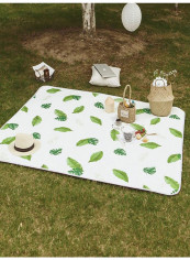 Durable Waterproof Picnic Mat Green 180(W)x200(L)centimeter