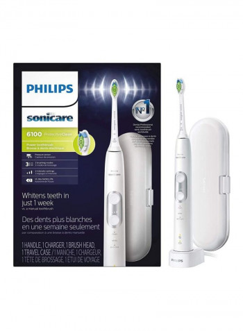 Sonicare Protective Clean Electric Toothbrush Set White 2.6x6.8x9.3inch
