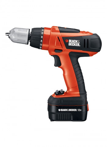 Rechargeable Drill Driver Set Orange/Black/Silver