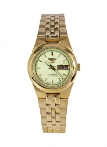 Women's Stainless Steel Analog Wrist Watch SYMG60J1