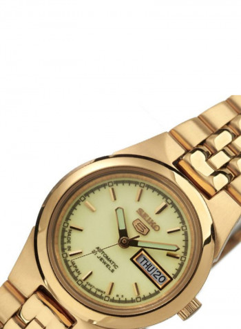 Women's Stainless Steel Analog Wrist Watch SYMG60J1