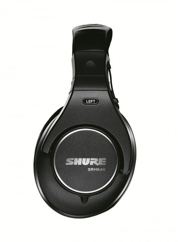 Professional Monitoring Over-Ear Headphones Black