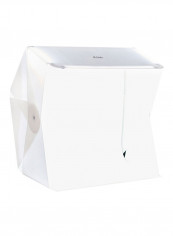 Foldable Photography Box With LED Light 25inch White