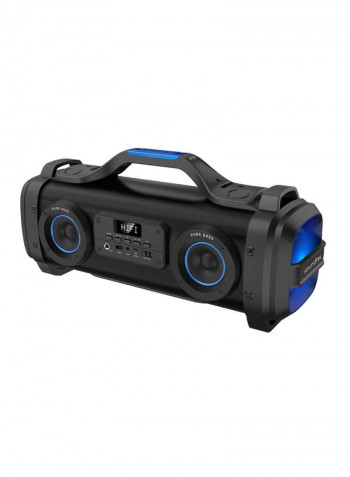 Portable Soundtec Pure Bass Party Speaker 533 x 236 x 179millimeter Black/Blue