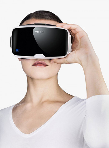Virtual Reality Smartphone Headset White/Black