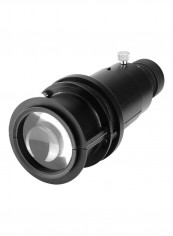 Projection Attachment With Lens For Godox S30 Focusing LED Video Light Black
