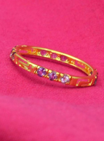 18 Karat Gold Amethysts Ring