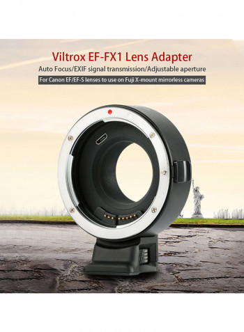 EF-FX1 Lens Mount Adapter Black/Silver