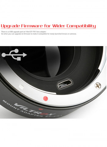 EF-FX1 Lens Mount Adapter Black/Silver