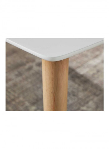 Sweden 6-Seater Dining Table White 76.3 x 150cm
