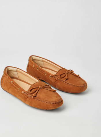 Moccasin Boat Shoes Brown