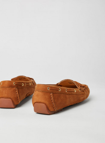 Moccasin Boat Shoes Brown