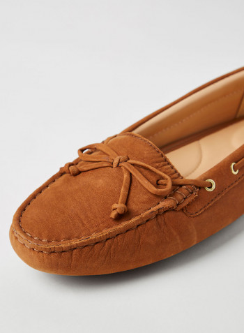 Moccasin Boat Shoes Brown