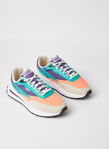 Renno Sneakers Fiery Coral / Gardenia / Electric Purple