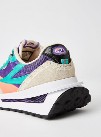 Renno Sneakers Fiery Coral / Gardenia / Electric Purple