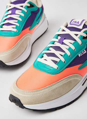 Renno Sneakers Fiery Coral / Gardenia / Electric Purple