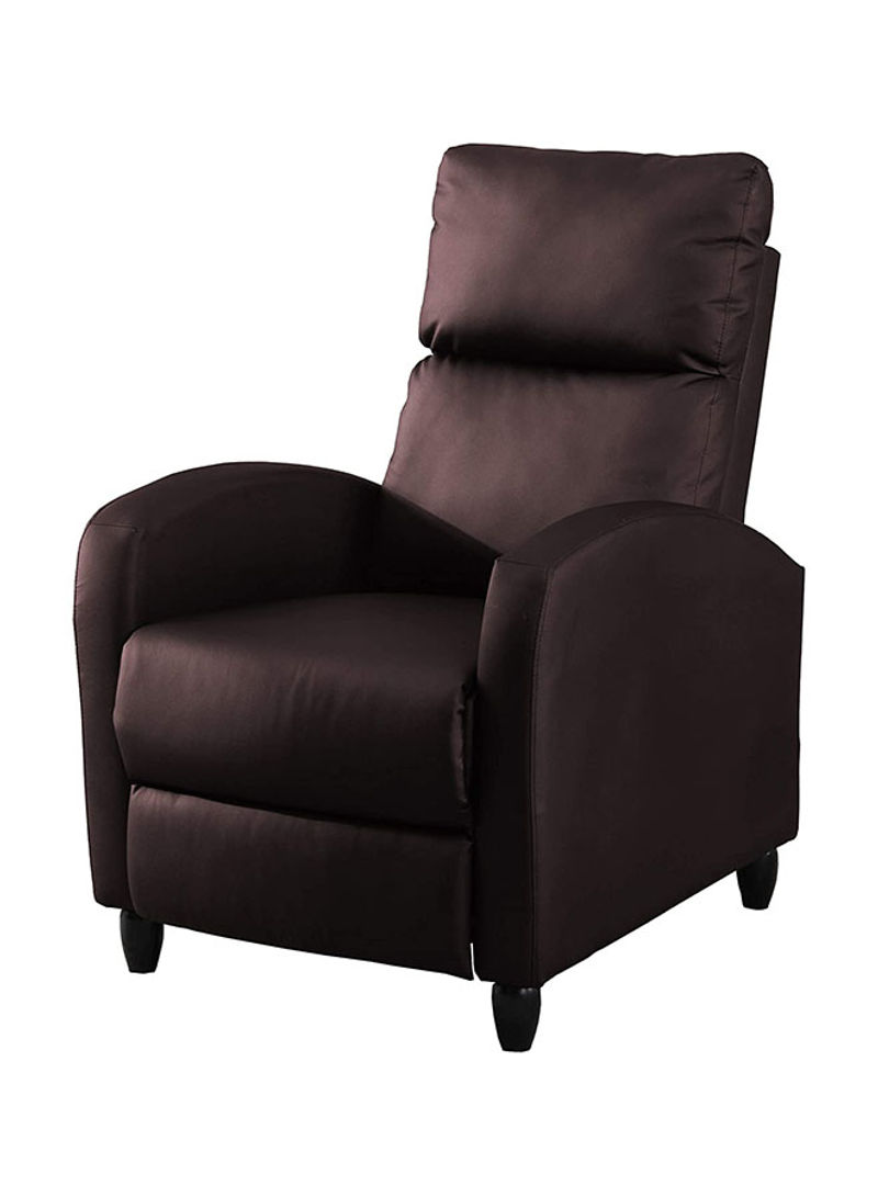 Single Recliner Chair Brown