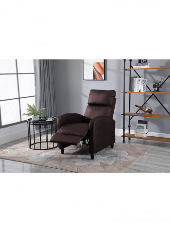 Single Recliner Chair Brown