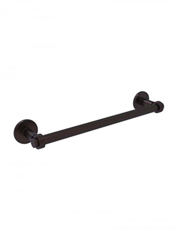 Continental Collection Groovy Detail Towel Bar Brown 18inch