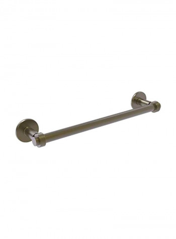 Continental Collection Groovy Detail Towel Bar Brown 18inch